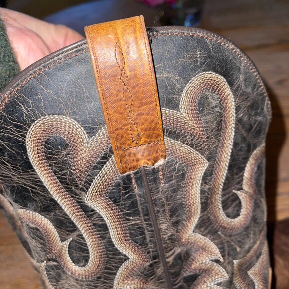 DAN POST DP3393 rubberized sole cowboy boots/excellent condition/8.5W - Picture 7 of 9